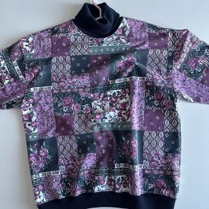 Vtg Norther Spirit Floral Patchwork Sweater